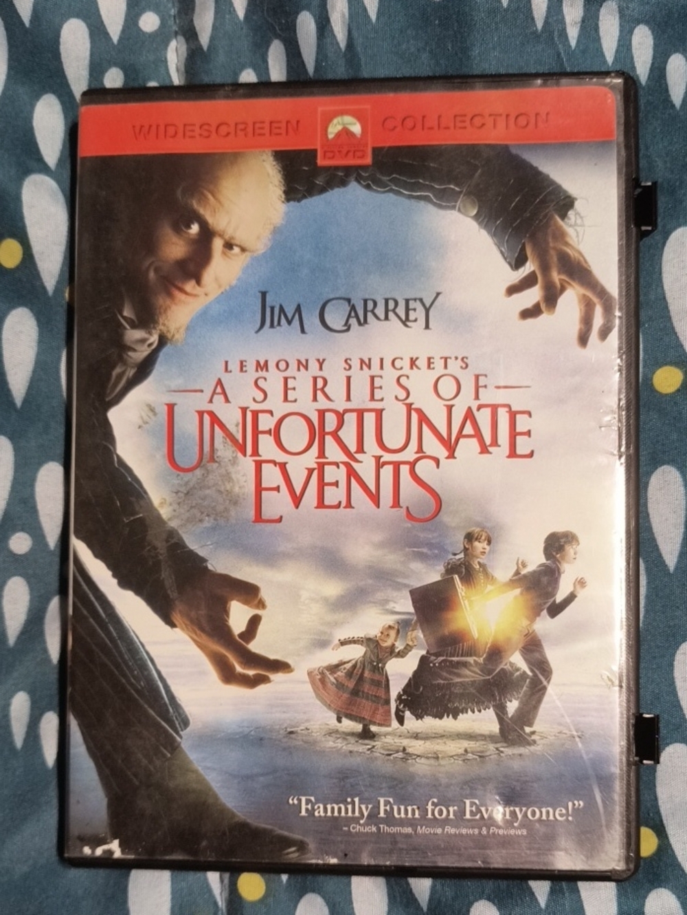 DV by Dolce Vita Red & Sky-Blue A Series of Unfortunate Events DVD Cover